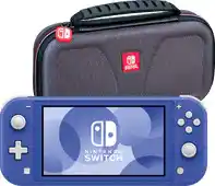 Coolblue Nintendo Switch Lite Blauw + Bigben Beschermtas aanbieding