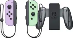 Coolblue Nintendo Switch Joy-Con Pastel Set Paars/Groen + Nintendo Switch Joy-Con Charge Grip aanbieding