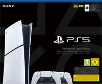 Coolblue PlayStation 5 Slim Digital Edition + Extra Controller Wit aanbieding