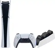 Coolblue PlayStation 5 Slim Digital Edition + BlueBuilt oplaadstation aanbieding