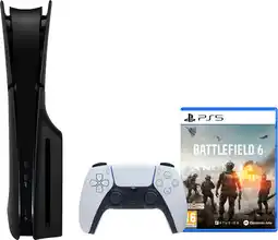 Coolblue PlayStation 5 Slim Disc Edition + Battlefield 6 + Covers Zwart aanbieding