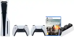 Coolblue PlayStation 5 Slim Disc Edition + Battlefield 6 + Extra Controller Wit + Oplaadstation aanbieding