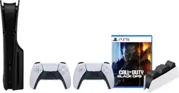 Coolblue PS5 Slim Disc Edition + Black Ops 7 + Covers Zwart + Extra Controller Wit + Oplaadstation aanbieding