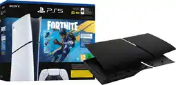 Coolblue PlayStation 5 Slim Digital Edition Fortnite bundel + Covers Zwart aanbieding