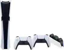 Coolblue PlayStation 5 Pro Digital Edition + Extra Controller Wit + Oplaadstation aanbieding