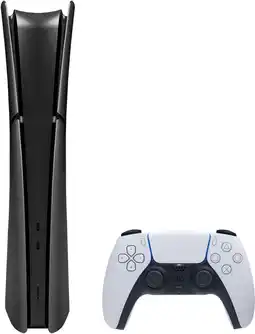 Coolblue PlayStation 5 Slim Digital Edition + Covers Zwart aanbieding