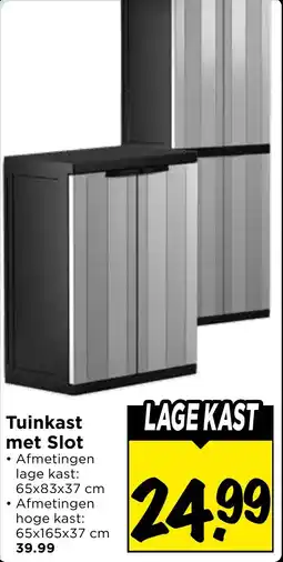 Vomar Voordeelmarkt Tuinkast met Slot aanbieding