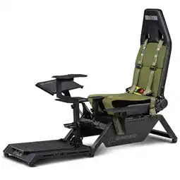 Bol.com Next Level Racing - Boeing Flight Simulator Commercial Cockpit - Military - Max 150 kg - Zwart/Groen aanbieding