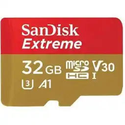 Bol.com SANDISK Extreme microSDXC UHS-I Kaart - Geheugenkaart - 32GB - (A1/V30/U3/W60/R100) aanbieding