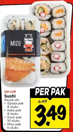 Vomar Voordeelmarkt Sushi aanbieding