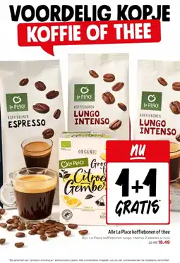 Jumbo Alle La Place koffiebonen of thee aanbieding