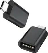 Bol.com Nexibo 2x USB C naar USB A Adapter - USB 3.1 - 10Gbps - Zwart aanbieding