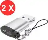 Bol.com USB naar USB C - USB C Adapter - USB A naar USB C - USBC Adapter - USB C Hub - Laptop - Computer aanbieding