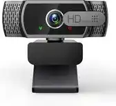 Bol.com EYONMÉ Webcam - Webcam voor PC - Camera met Microfoon en Cover - Windows en Mac - HD - 1080P - 2MP aanbieding
