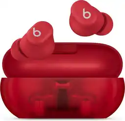 Bol.com Beats Solo Buds Draadloze Oortjes - Bluetooth In-ear Oordopjes - Transparent Red aanbieding