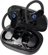 Bol.com Sonume Sport Pro - Draadloze Oordopjes Hardlopen - Sporten - Fitness - Lange Batterijduur - Zwart aanbieding