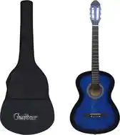 Bol.com vidaXL - 12-delige - Gitaarset - klassiek - beginner - 4/4 - 39 - blauw aanbieding