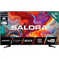 Bol.com Salora 55QLEDTV - 55 Inch Smart TV - 4K TV - Smart TV - Televisie - QLED - Zwart - 2025 aanbieding