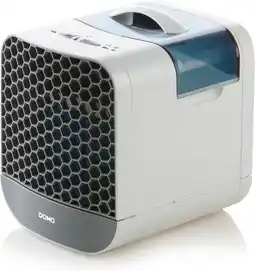 Bol.com DOMO DO154A Mini Aircooler - Luchtkoeler - Ventilator - Wit/Blauw aanbieding