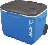 Bol.com Coleman 60QT Performance Koelbox - Wielen - 56 Liter - Blauw aanbieding