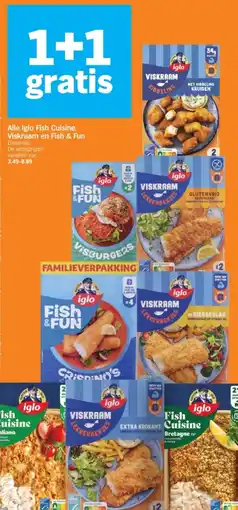 Albert Heijn Alle Iglo Fish Cuisine, Viskraam en Fish & Fun aanbieding