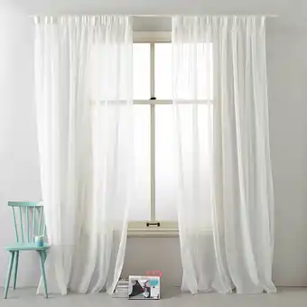 Wehkamp NOUS Living vitrage gordijn kant en klaar Turijn (per stuk) (450 x 315 cm) aanbieding