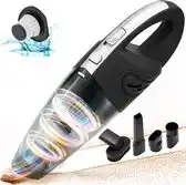 Bol.com Kruimelzuiger Snoerloos - Handstofzuiger met 5 opzetstukken - Kruimelzuiger - Grijs - Vivid Green aanbieding