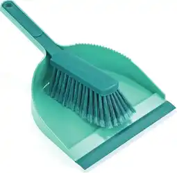 Bol.com Leifheit Classic stoffer en blik - turquoise aanbieding