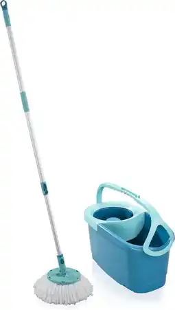 Bol.com Leifheit Rotatie Clean Twist Disc Mop - complete dweilset - 6 L aanbieding