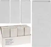 Bol.com Radiator bak luchtbevochtigers / waterverdampers - 4x - dolomiet - bloemen print - 20 cm aanbieding