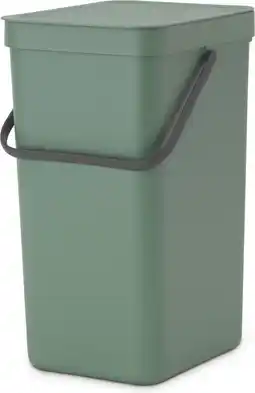 Bol.com Brabantia Sort & Go Prullenbak - 16 liter - Fir Green aanbieding