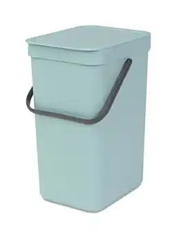 Bol.com Brabantia Sort & Go Prullenbak - 12 liter - Mint aanbieding