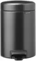 Bol.com Brabantia NewIcon Prullenbak - 3 liter - Badkamer - Confident Grey aanbieding