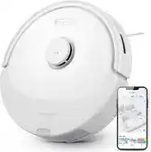 Bol.com Roborock Q8 Max - Robotstofzuiger - Wit - Borstel Dubbele reinigingskracht - Tech Obstakel Vermijden aanbieding