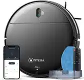 Bol.com STEGA RC1400 Robotstofzuiger Met Laadstation - Met Dweilfunctie - Huisdieren - Met App - 180 minuten aanbieding