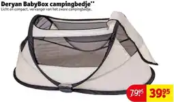 Kruidvat Deryan BabyBox campingbedje aanbieding