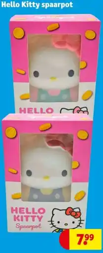 Kruidvat Hello Kitty spaarpot aanbieding
