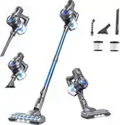 Bol.com Greenote GT50 Steelstofzuiger - 23000PA - 200W - 4 in 1 Dubbele Digitale Motor aanbieding