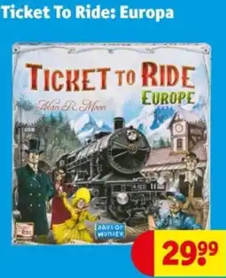 Kruidvat Ticket To Ride: Europa aanbieding