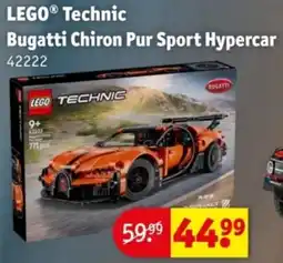 Kruidvat LEGO Technic Bugatti Chiron Pur Sport Hypercar aanbieding