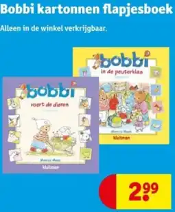 Kruidvat Bobbi kartonnen flapjesboek aanbieding