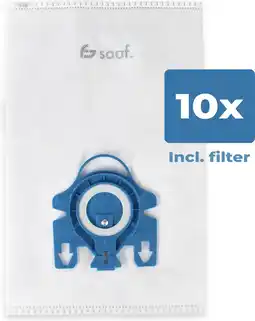 Bol.com Stofzuigerzakken - Geschikt voor Miele GN, classic C1 Complete C2/C3 - 10 Stuks - van Saaf aanbieding