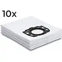 Bol.com Stofzuigerzakken - Geschikt voor Karcher - WD 4/5/6 & MV 4/5/6 Vlies - 10 stuks van Zedar aanbieding
