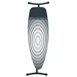 Bol.com Brabantia Strijkplank D - met Hittebestendige Parkeerplaats - 135x45 cm - Titan Oval aanbieding