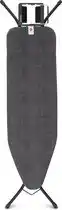 Bol.com Brabantia Strijkplank B - met Strijkijzerhouder - 124 x 38 cm - Denim Black aanbieding
