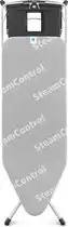 Bol.com Brabantia Steam Control Strijkplank C - voor Stoomgenerator - 124 x 45 cm aanbieding
