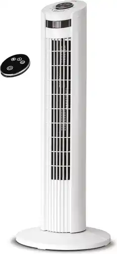 Bol.com AirKing torenventilator 80 cm - Met timer en afstandsbediening - Wit aanbieding