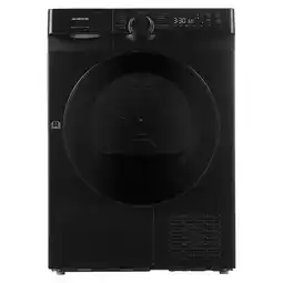 Bol.com Inventum VDW8030B - Warmtepompdroger - 8kg - 14 programma's - UV-licht - 66 dB - Wasdroger - Zwart aanbieding