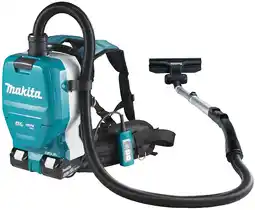 Bol.com Makita DVC261TX22 Accu Rugstofzuiger voor Schoonmaak 2x18V 5.0Ah aanbieding