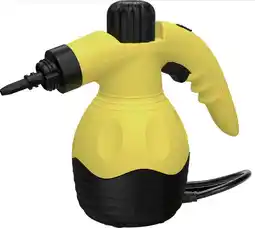 Bol.com Benson Multifunctionele Handstoomreiniger - Met 9 accessoires - Geel aanbieding